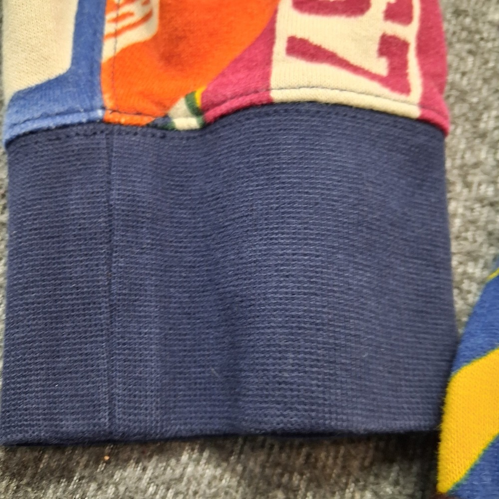 Ralph Lauren Polo Varsity Pennant Print Fleece Sportsman Sweatshirt Hoodie L - Picture 8 of 13